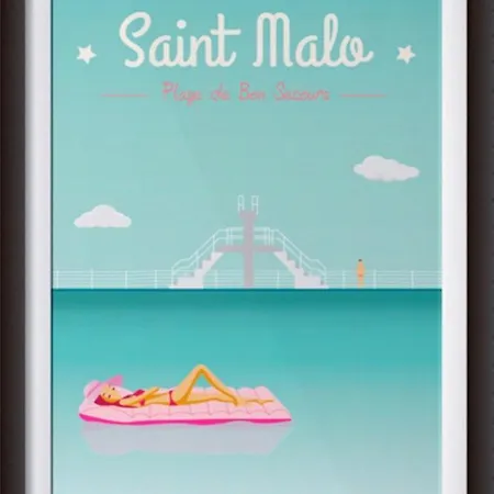 Διαμέρισμα Joli 2 Pieces Renove Au Calme A Saint-malo/quartier Servan *